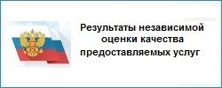 Результаты независимой оценки качества предоставляемых услуг